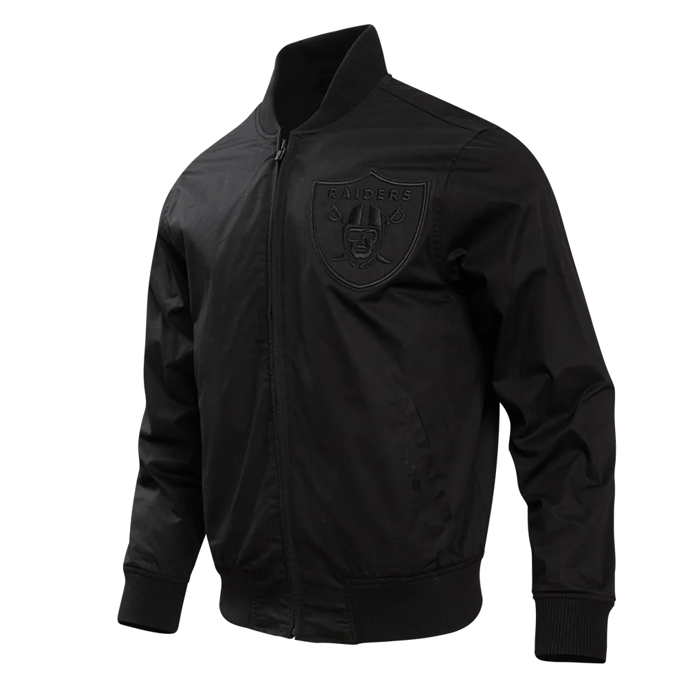 NFL LAS VEGAS RAIDERS NEUTRAL MEN'S TWILL JACKET