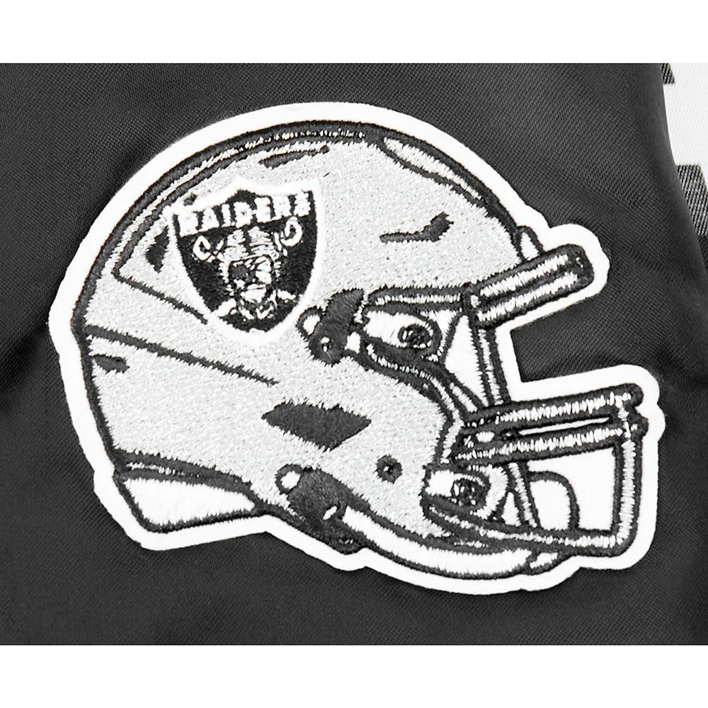 NFL LAS VEGAS RAIDERS CLASSIC BIG BOYS SATIN JACKET