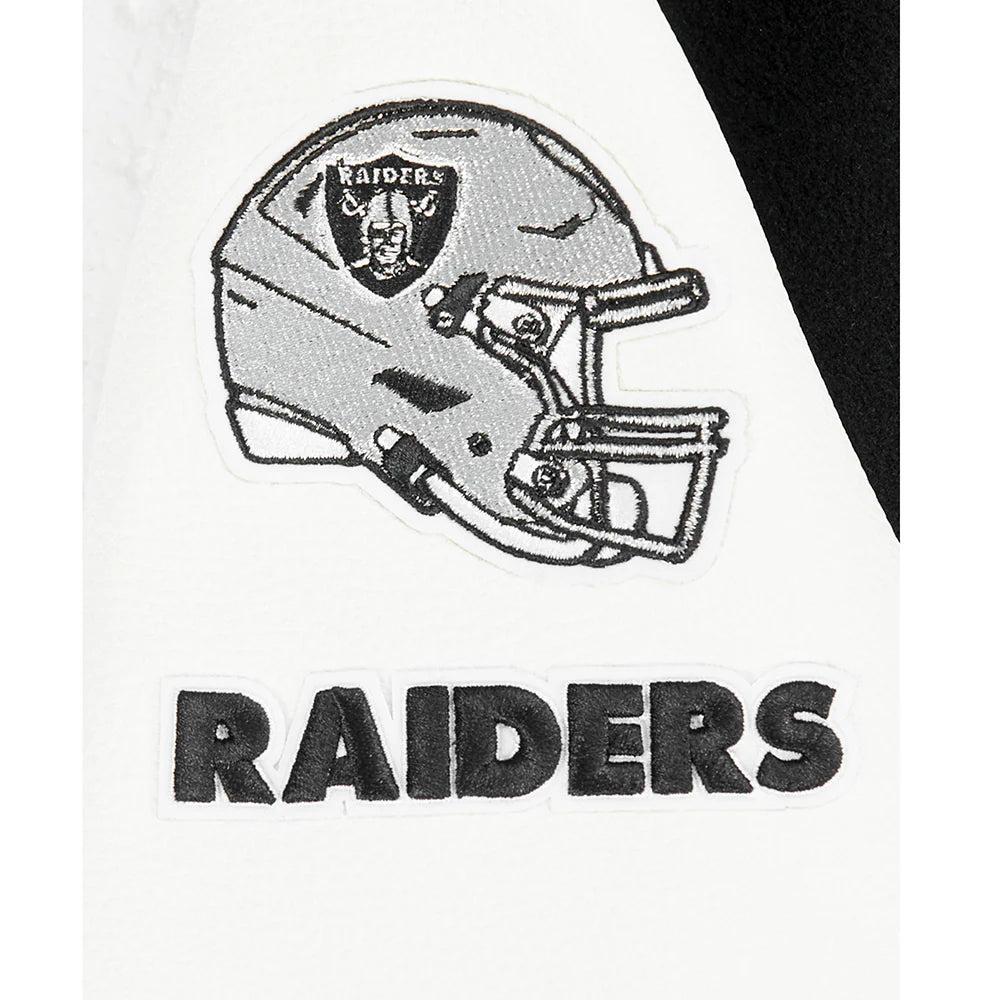 NFL LAS VEGAS RAIDERS CLASSIC BIG BOYS WOOL VARSITY JACKET