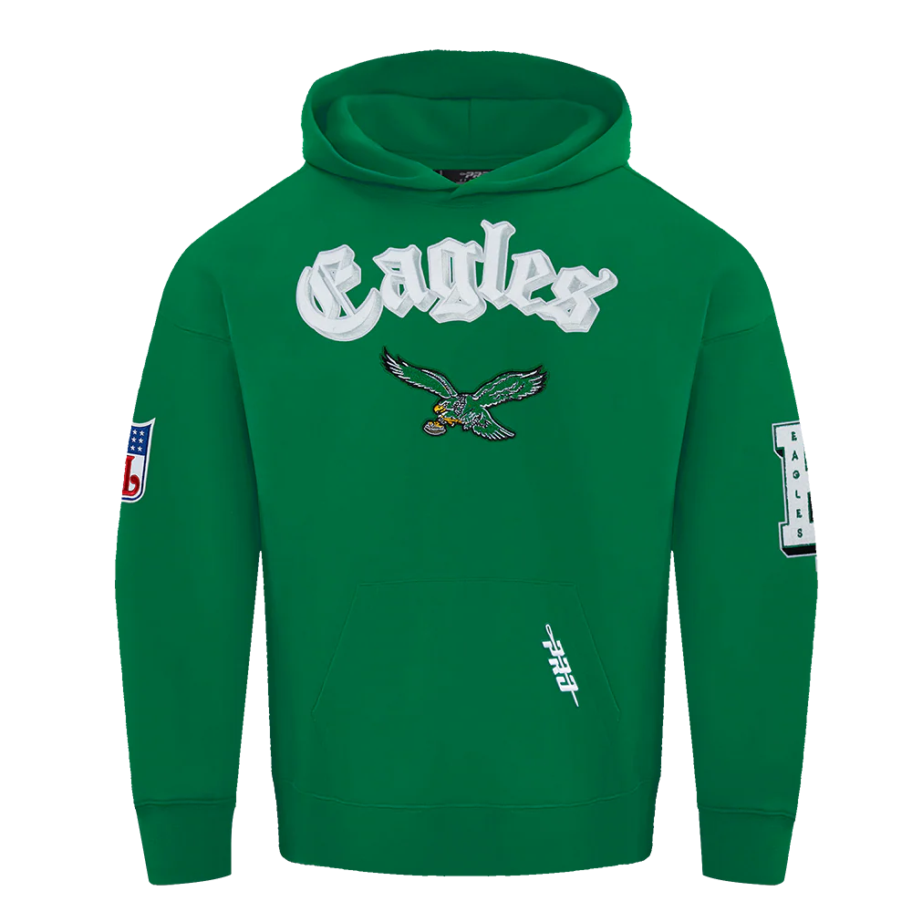 NFL PHILADELPHIA EAGLES BEST OF MEN'S DROP SHOULDER PO HOODIE
