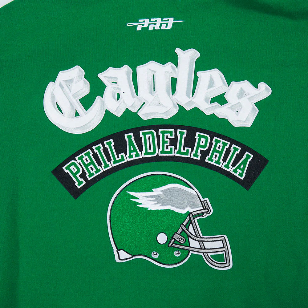 NFL PHILADELPHIA EAGLES BEST OF MEN'S DROP SHOULDER PO HOODIE