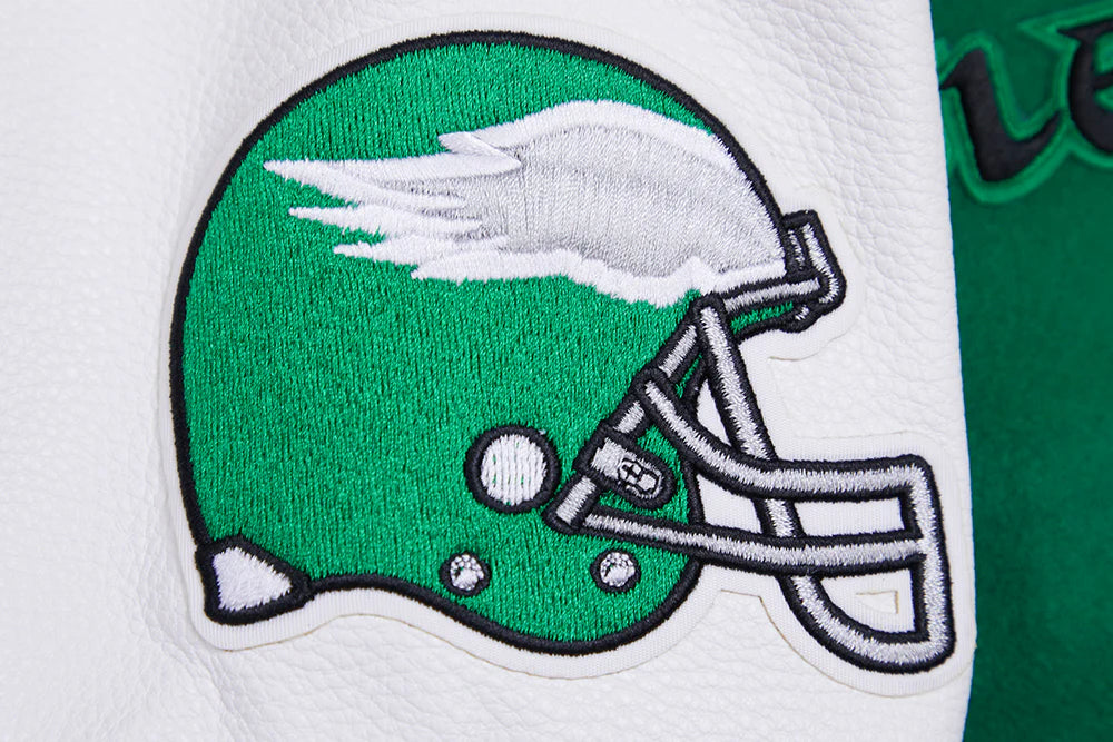 NFL PHILADELPHIA EAGLES RETRO CLASSIC MEN'S RIB WOOL VARSITY JACKET
