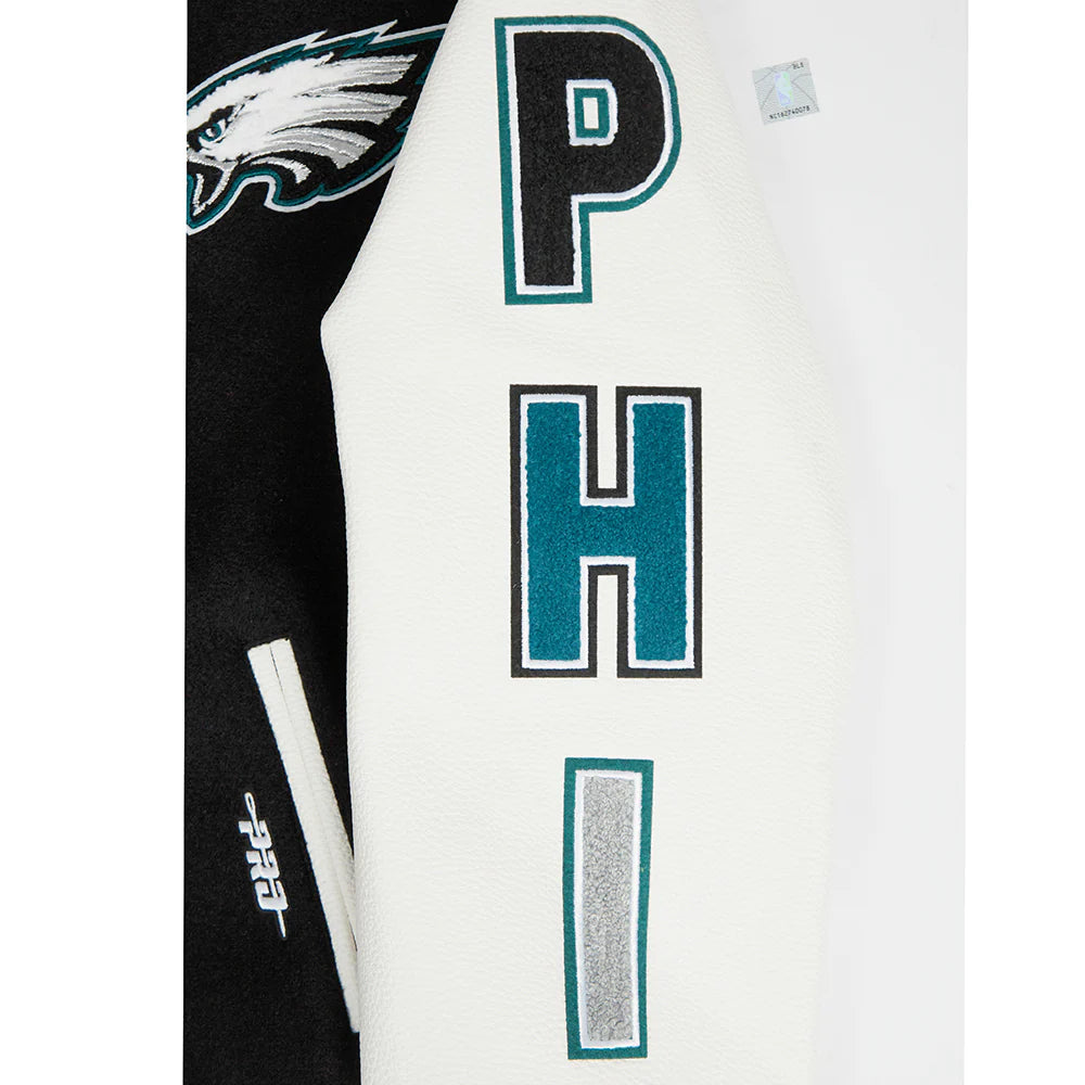 NFL PHILADELPHIA EAGLES CLASSIC BIG BOYS WOOL VARSITY JACKET
