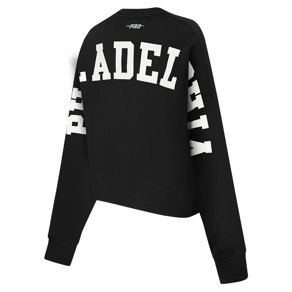 NFL PHILADELPHIA EAGLES WINGSPAN WOMEN'S FLEECE CREWNECK