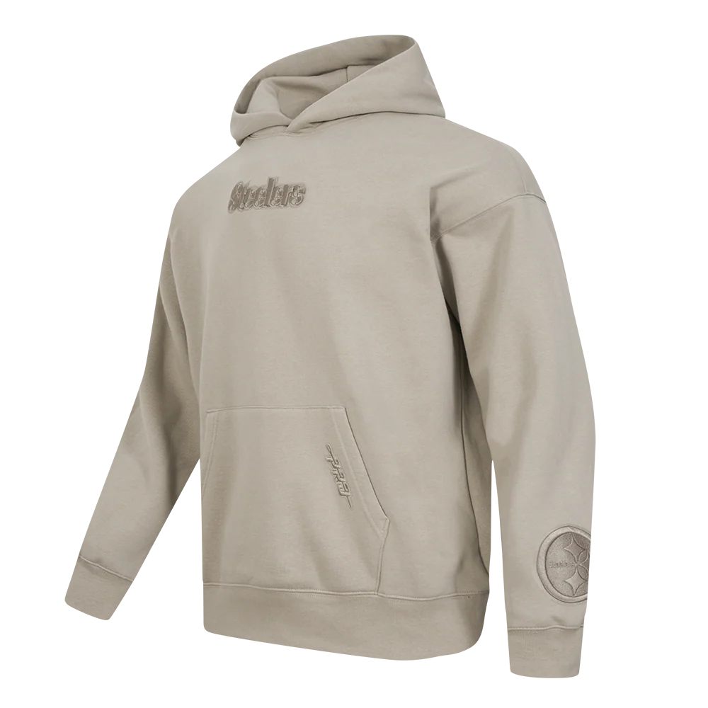 NFL PITTSBURGH STEELERS WINGSPAN MEN'S DROP SHOULDER PO HOODIE