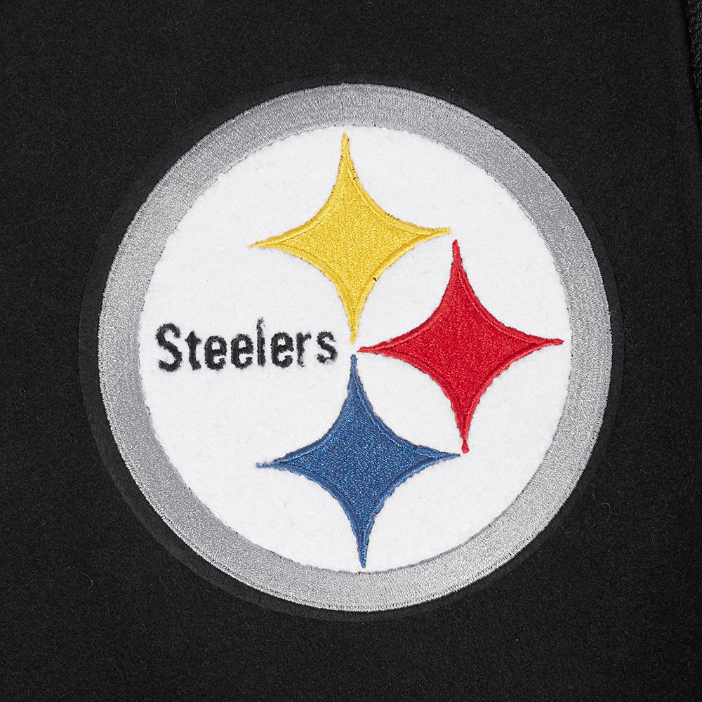 NFL PITTSBURGH STEELERS SCRIPT TAIL MEN'S RIB WOOL VARSITY