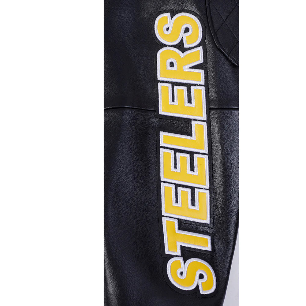 NFL PITTSBURGH STEELERS MEN'S MOTO JACKET