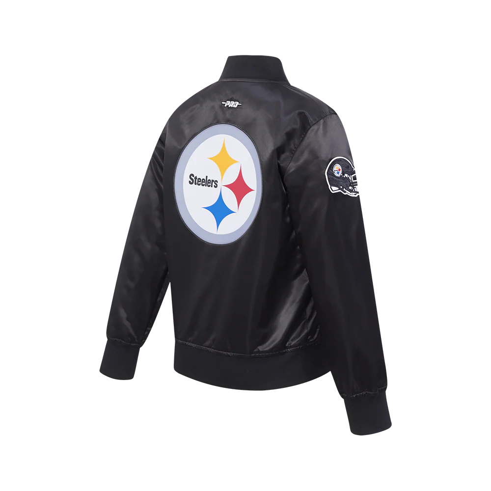 NFL PITTSBURGH STEELERS CLASSIC BIG BOYS SATIN JACKET