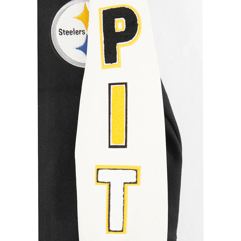 NFL PITTSBURGH STEELERS CLASSIC BIG BOYS WOOL VARSITY JACKET