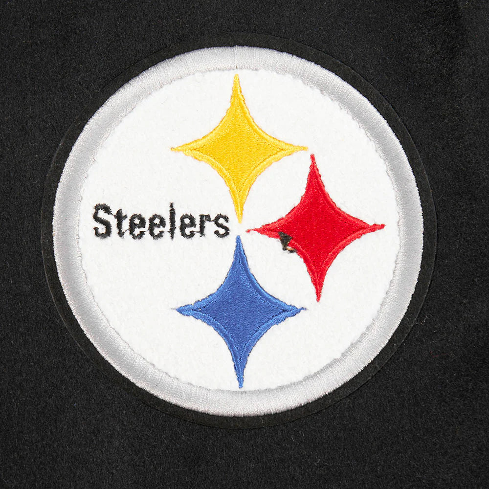 NFL PITTSBURGH STEELERS CLASSIC BIG BOYS WOOL VARSITY JACKET