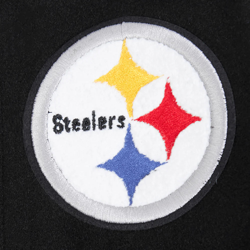 NFL PITTSBURGH STEELERS CLASSIC LITTLE BOYS WOOL VARSITY JACKET
