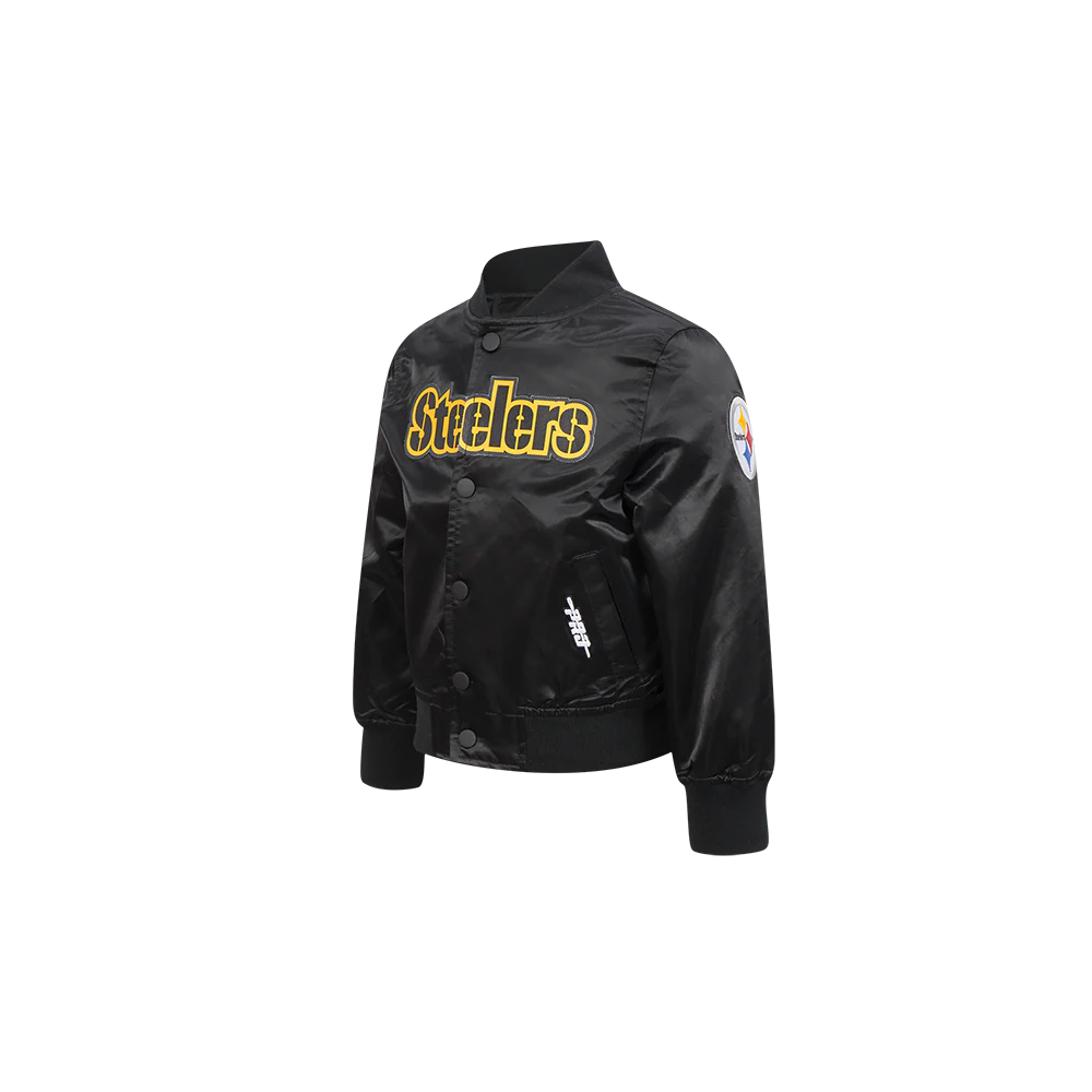 NFL PITTSBURGH STEELERS CLASSIC TODDLER BOYS SATIN JACKET