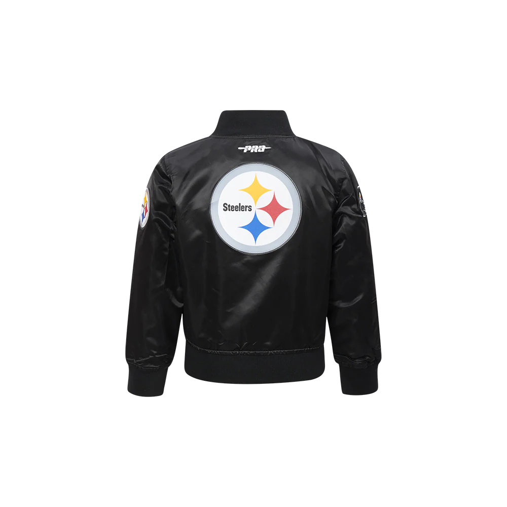 NFL PITTSBURGH STEELERS CLASSIC TODDLER BOYS SATIN JACKET
