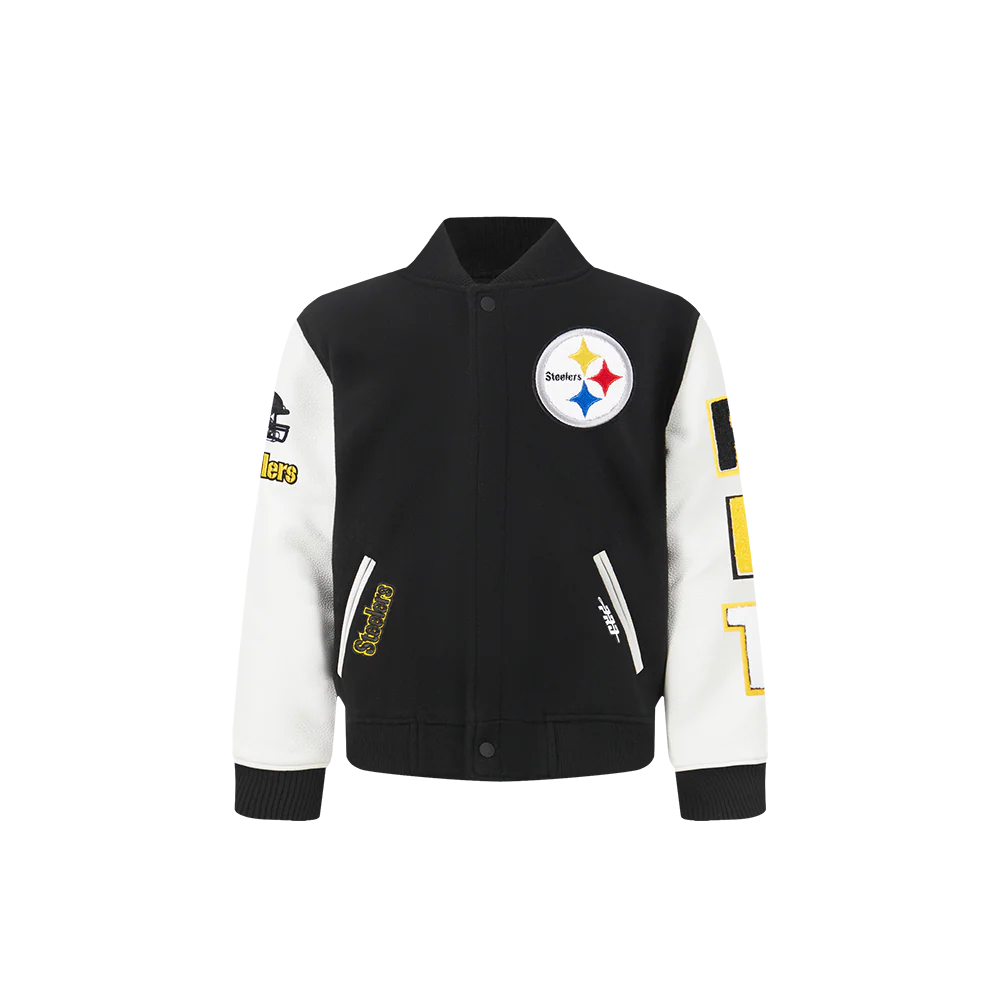 NFL PITTSBURGH STEELERS CLASSIC TODDLER BOYS WOOL VARSITY JACKET