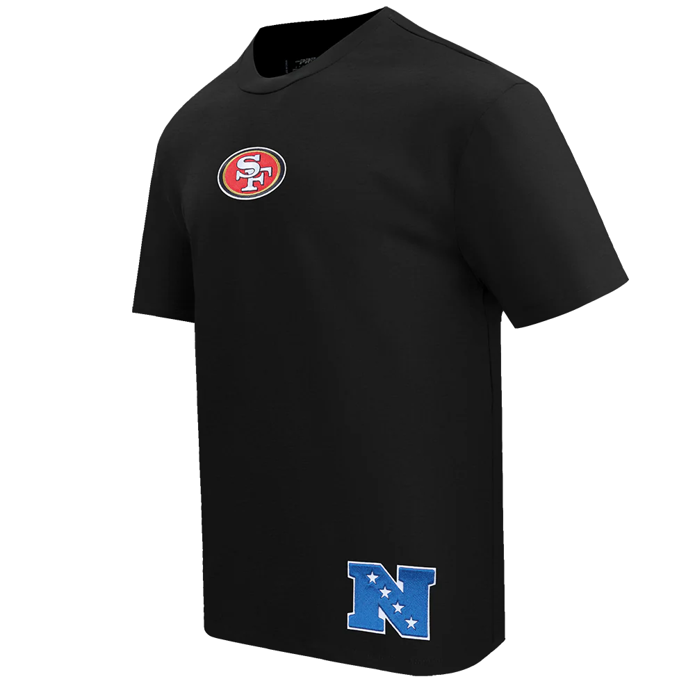 NFL SAN FRANCISCO 49ERS WINGSPAN MEN'S COTTON JERSEY DROP SHOULDER TEE