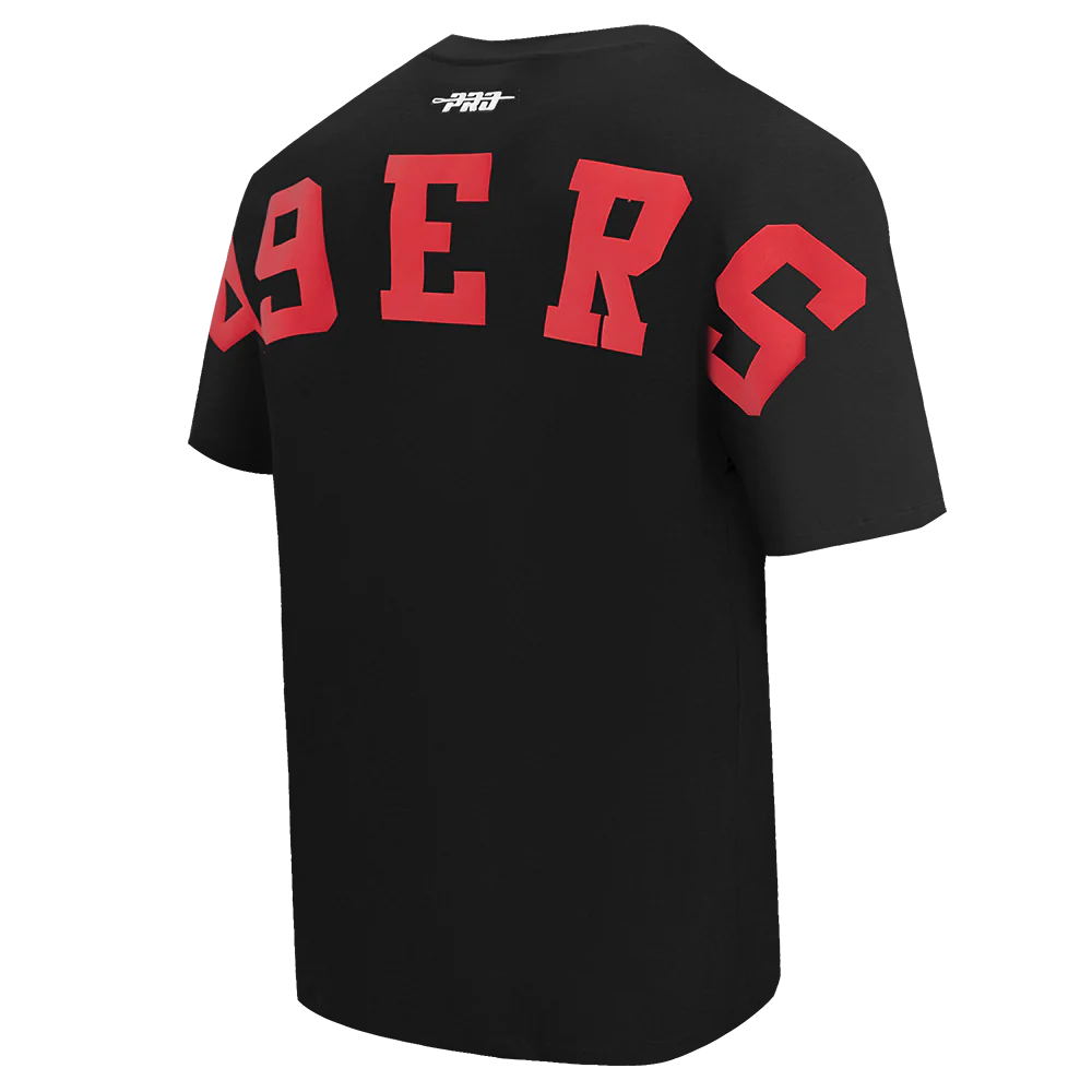 NFL SAN FRANCISCO 49ERS WINGSPAN MEN'S COTTON JERSEY DROP SHOULDER TEE
