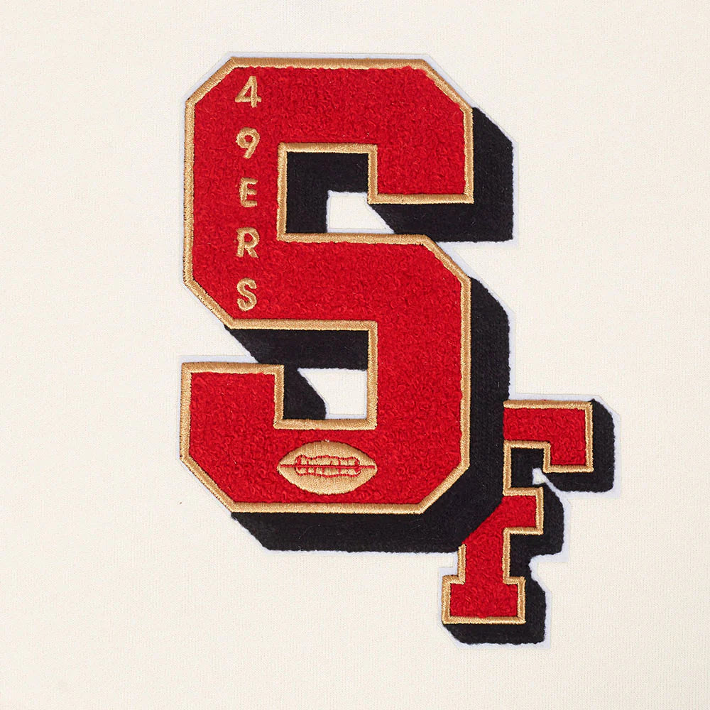 NFL SAN FRANCISCO 49ERS BEST OF MEN'S DROP SHOULDER FLC PO HOODIE