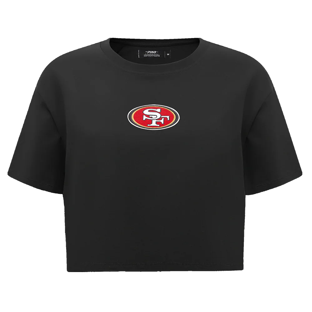 NFL SAN FRANCISCO 49ERS WINGSPAN WOMEN'S SINGLE JERSEY BOXY TEE