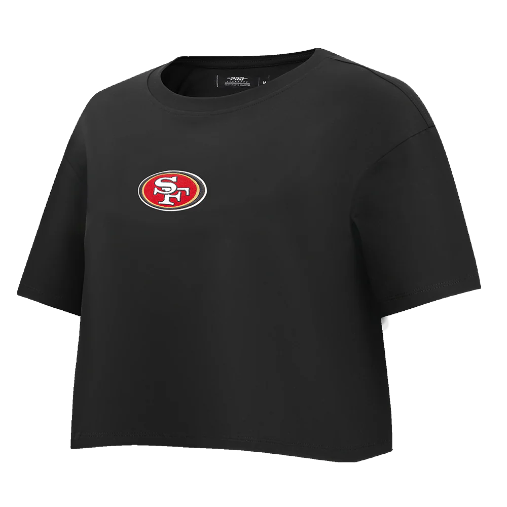NFL SAN FRANCISCO 49ERS WINGSPAN WOMEN'S SINGLE JERSEY BOXY TEE