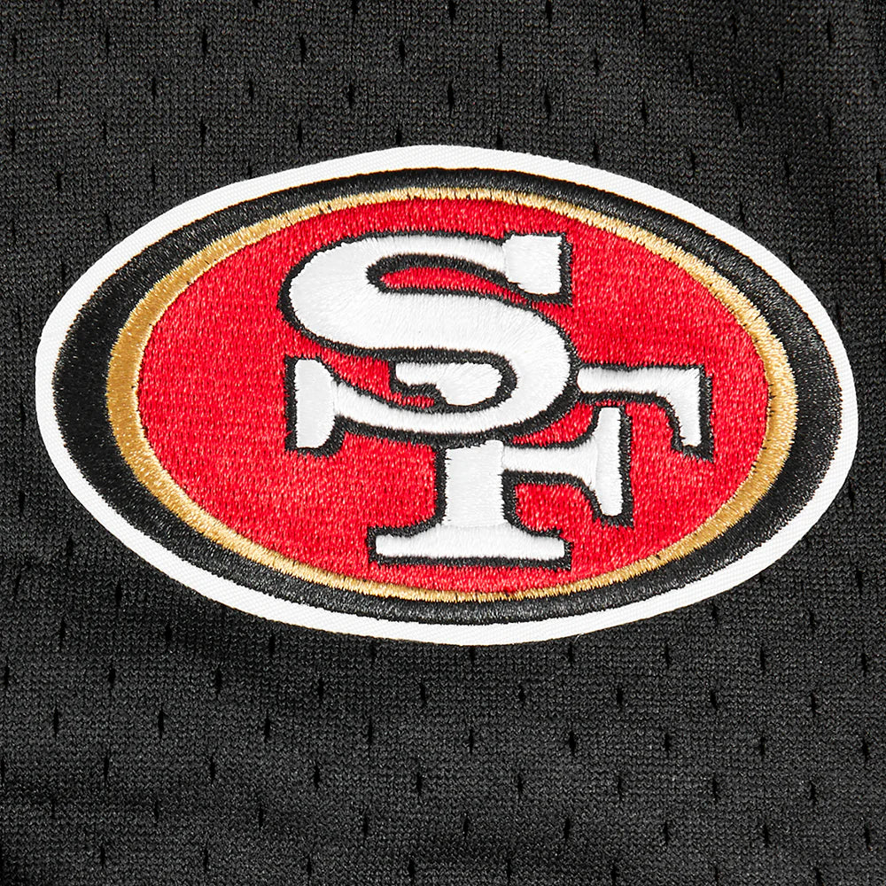 NFL SAN FRANCISCO 49ERS CLASSIC BIG BOYS MESH BUTTON DOWN SHIRT