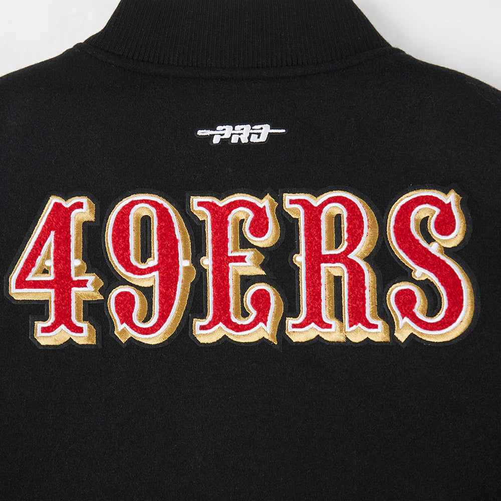 NFL SAN FRANCISCO 49ERS CLASSIC BIG BOYS WOOL VARSITY JACKET