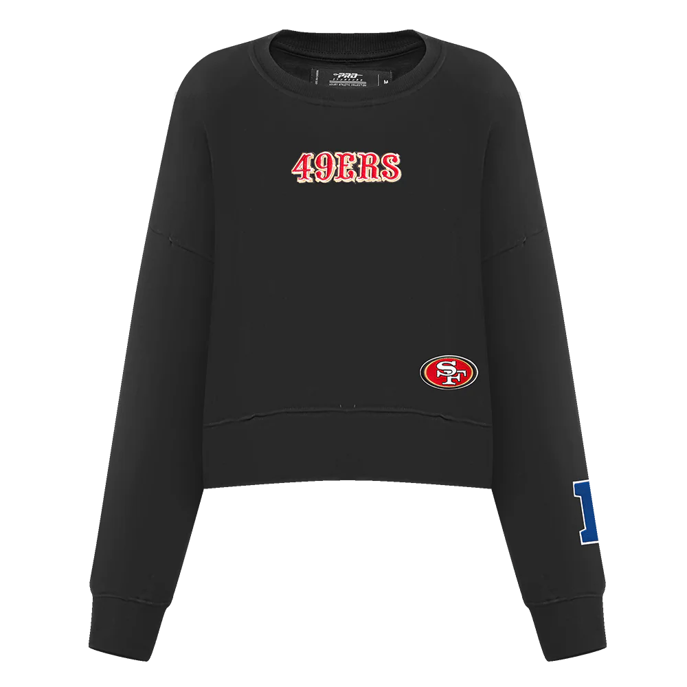 NFL SAN FRANCISCO 49ERS WINGSPAN WOMEN'S FLEECE CREWNECK