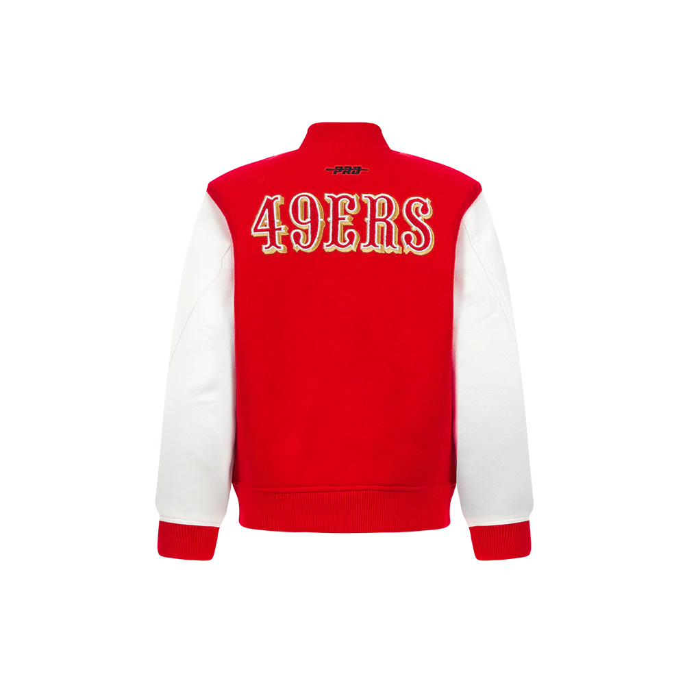NFL SAN FRANCISCO 49ERS CLASSIC LITTLE BOYS WOOL VARSITY JACKET