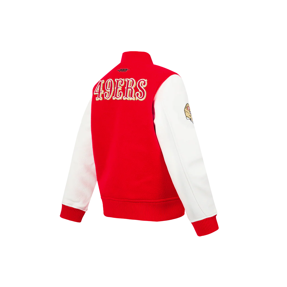 NFL SAN FRANCISCO 49ERS CLASSIC LITTLE BOYS WOOL VARSITY JACKET