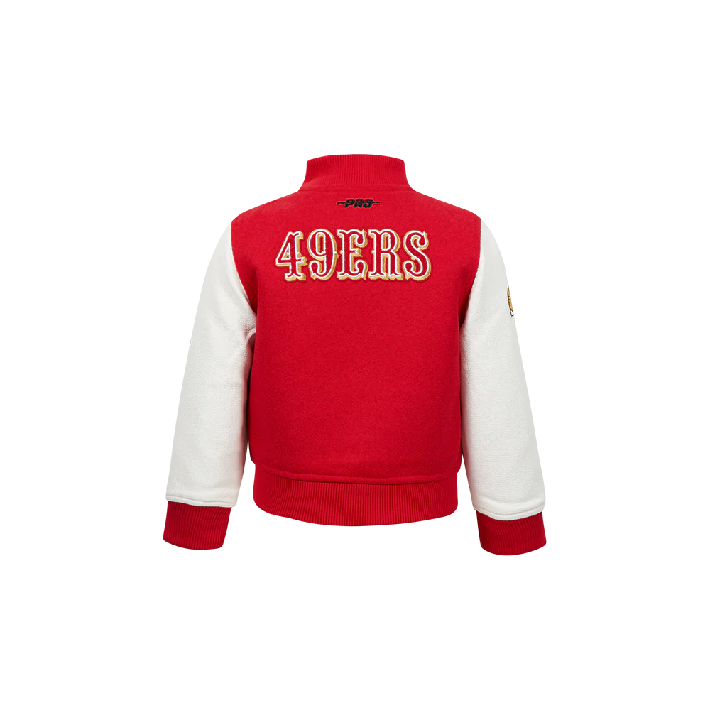 NFL SAN FRANCISCO 49ERS CLASSIC TODDLER BOYS WOOL VARSITY JACKET