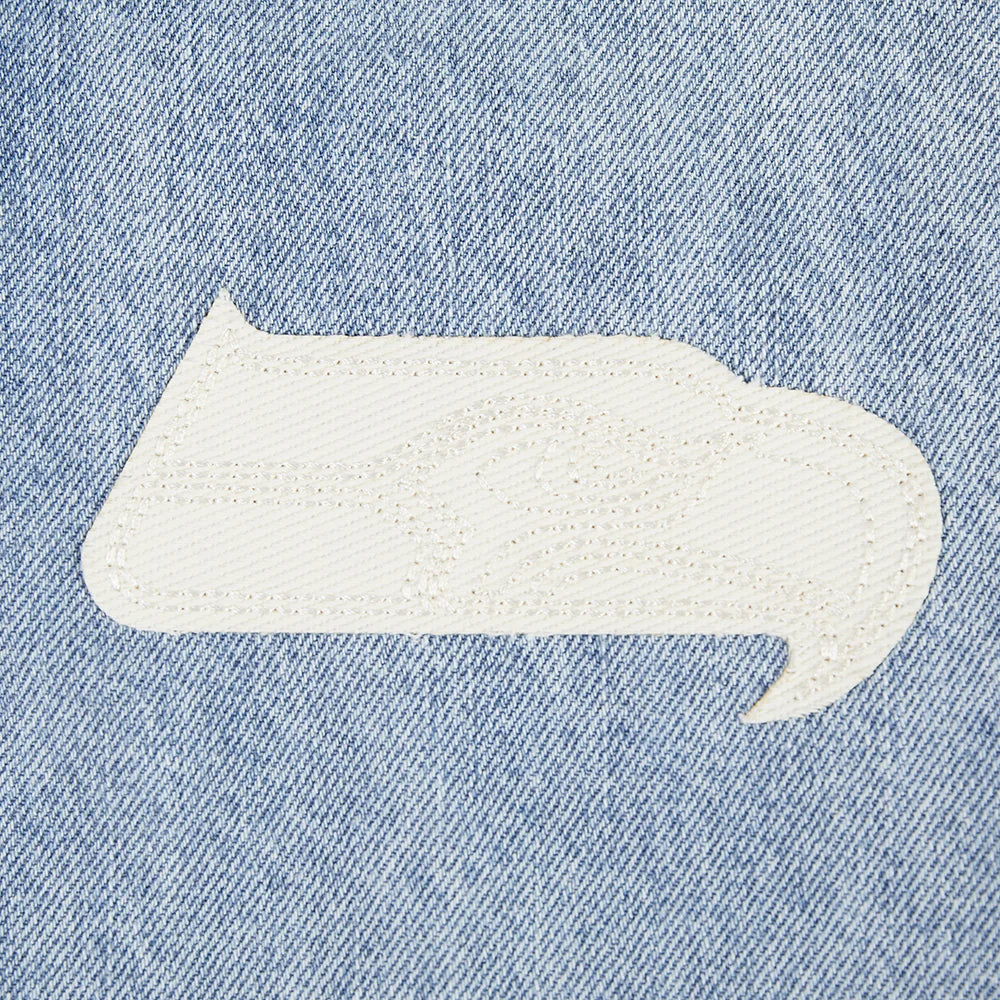 NFL SEATTLE SEAHAWKS VARSITY BLUES WOMEN'S DENIM VARSITY JACKET