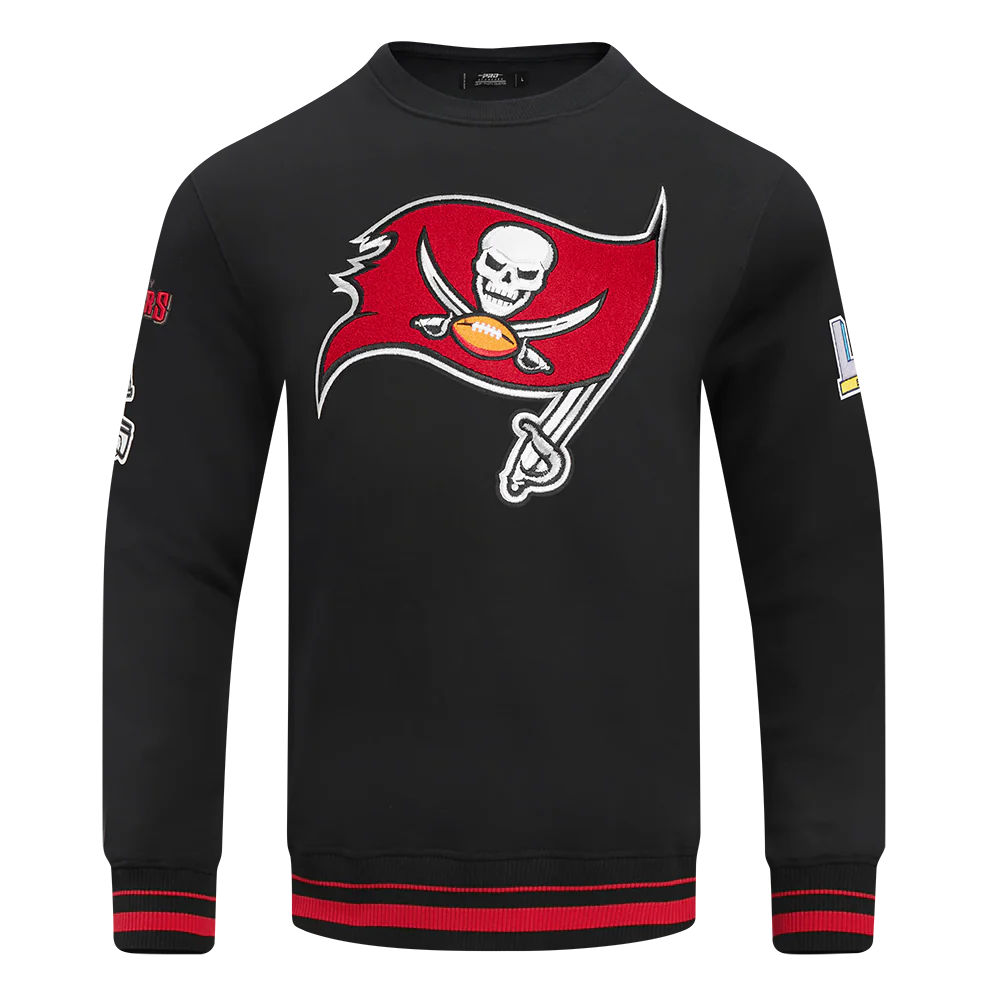 NFL TAMPA BAY BUCCANEERS MASHUP MEN'S RIB CREWNECK