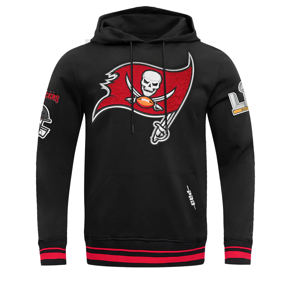 NFL TAMPA BAY BUCCANEERS MASHUP MEN'S RIB PULLOVER HOODIE