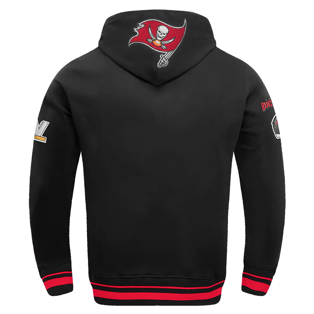 NFL TAMPA BAY BUCCANEERS MASHUP MEN'S RIB PULLOVER HOODIE