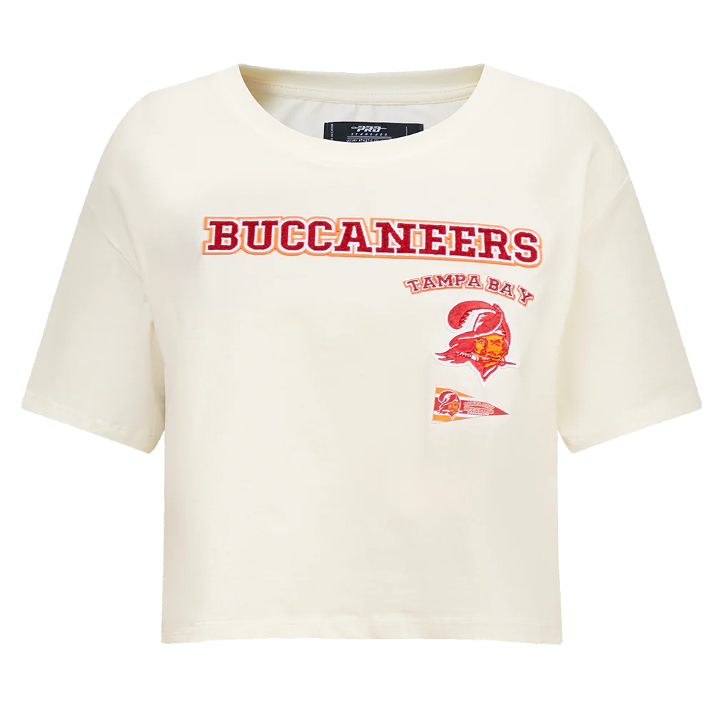 NFL TAMPA BAY BUCCANEERS RETRO CLASSIC WOMEN'S BOXY TEE