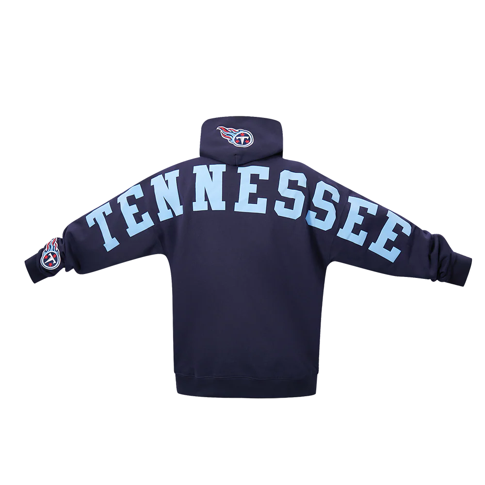 NFL TENNESSEE TITANS WINGSPAN MEN'S DROP SHOULDER FLC PO HOODIE