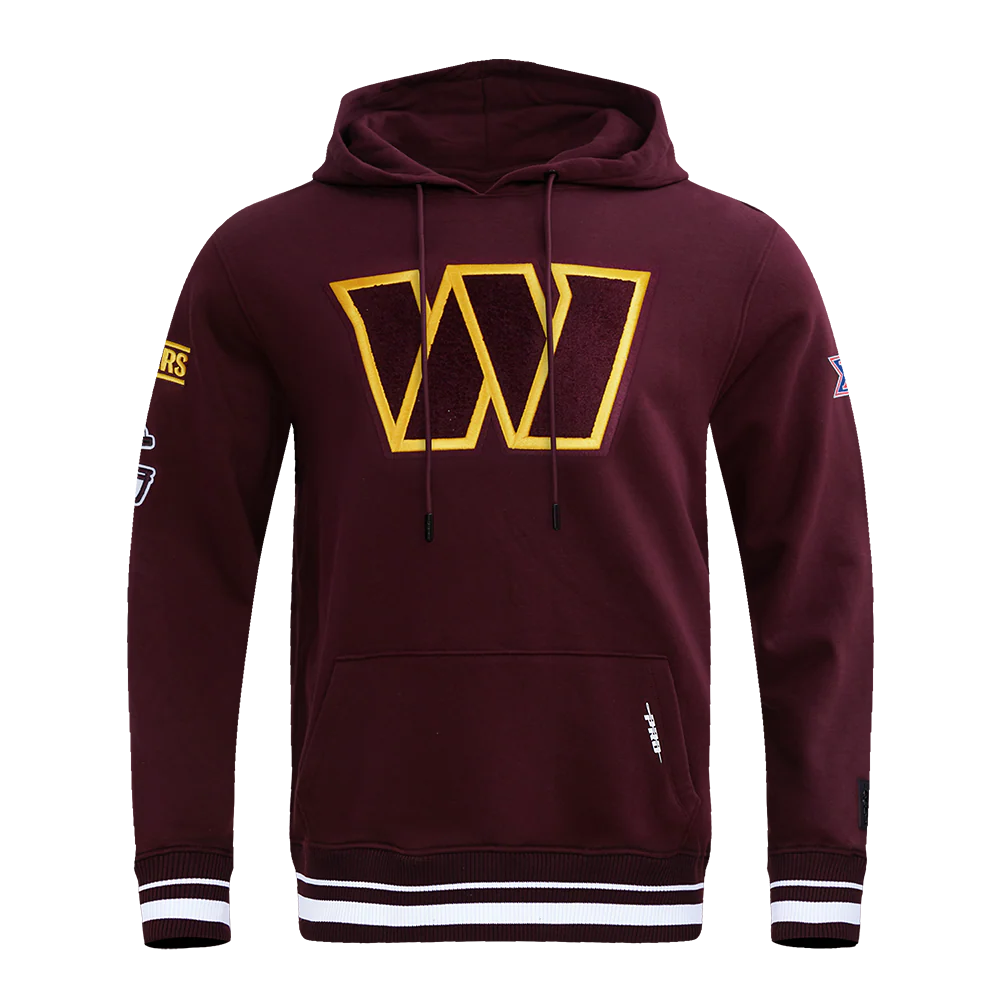 NFL WASHINGTON COMMANDERS MASHUP MEN'S RIB PULLOVER HOODIE