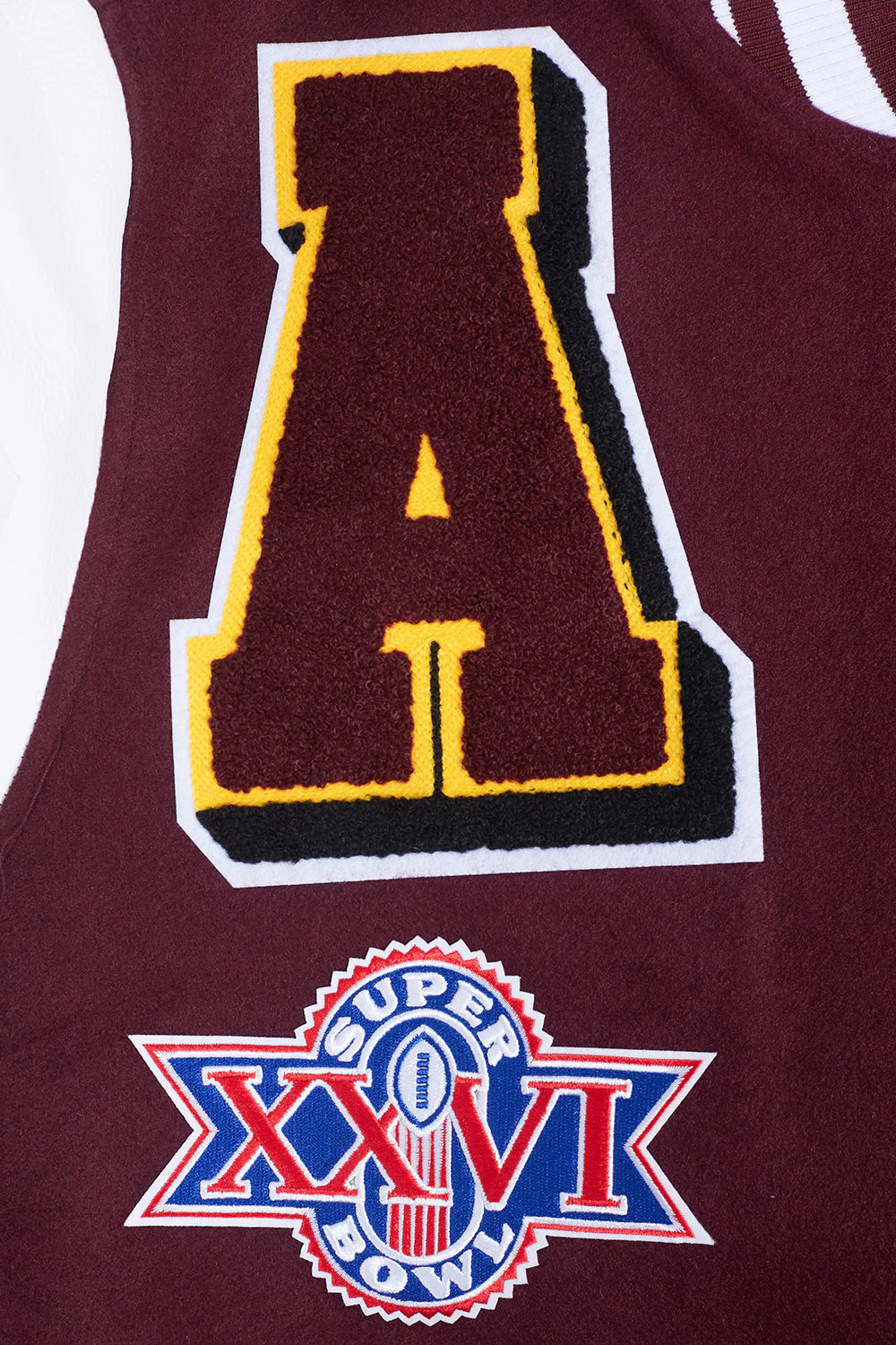 NFL WASHINGTON COMMANDERS MASHUP MEN'S RIB WOOL VARSITY JACKET