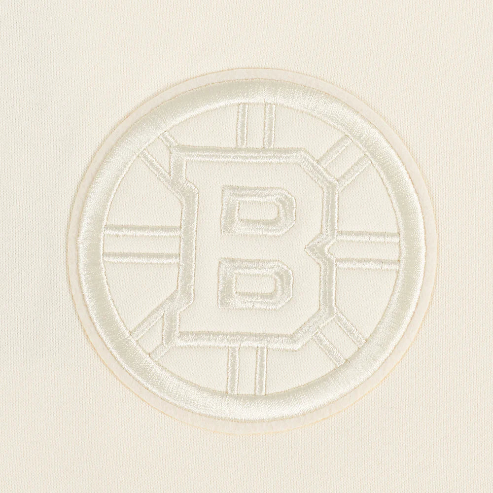 NHL BOSTON BRUINS NEUTRAL MEN'S DROP SHOULDER PULLOVER HOODIE