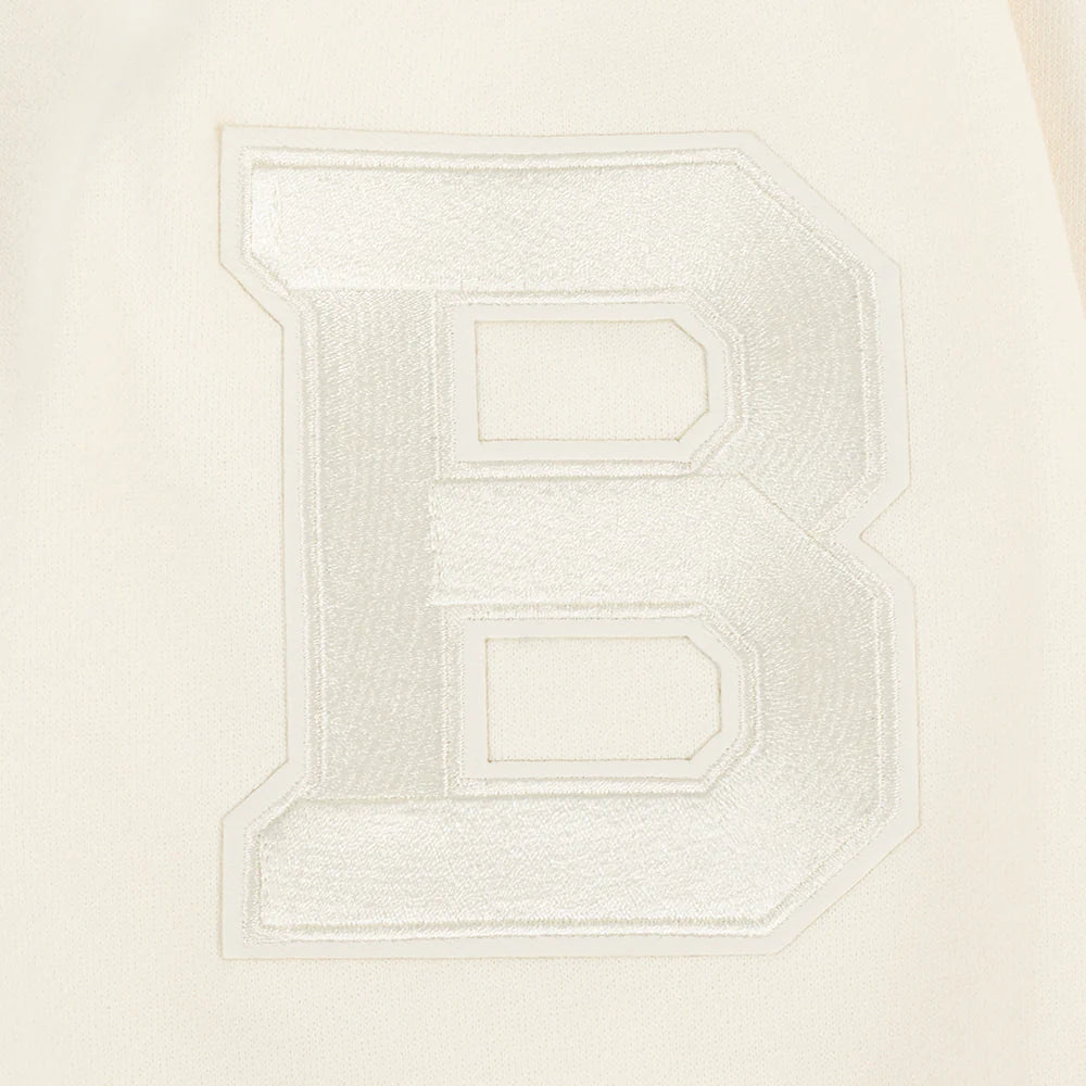 NHL BOSTON BRUINS NEUTRAL MEN'S DROP SHOULDER PULLOVER HOODIE