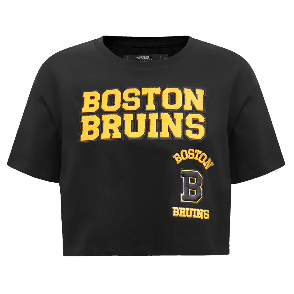 NHL BOSTON BRUINS RETRO CLASSIC WOMEN'S BOXY TEE