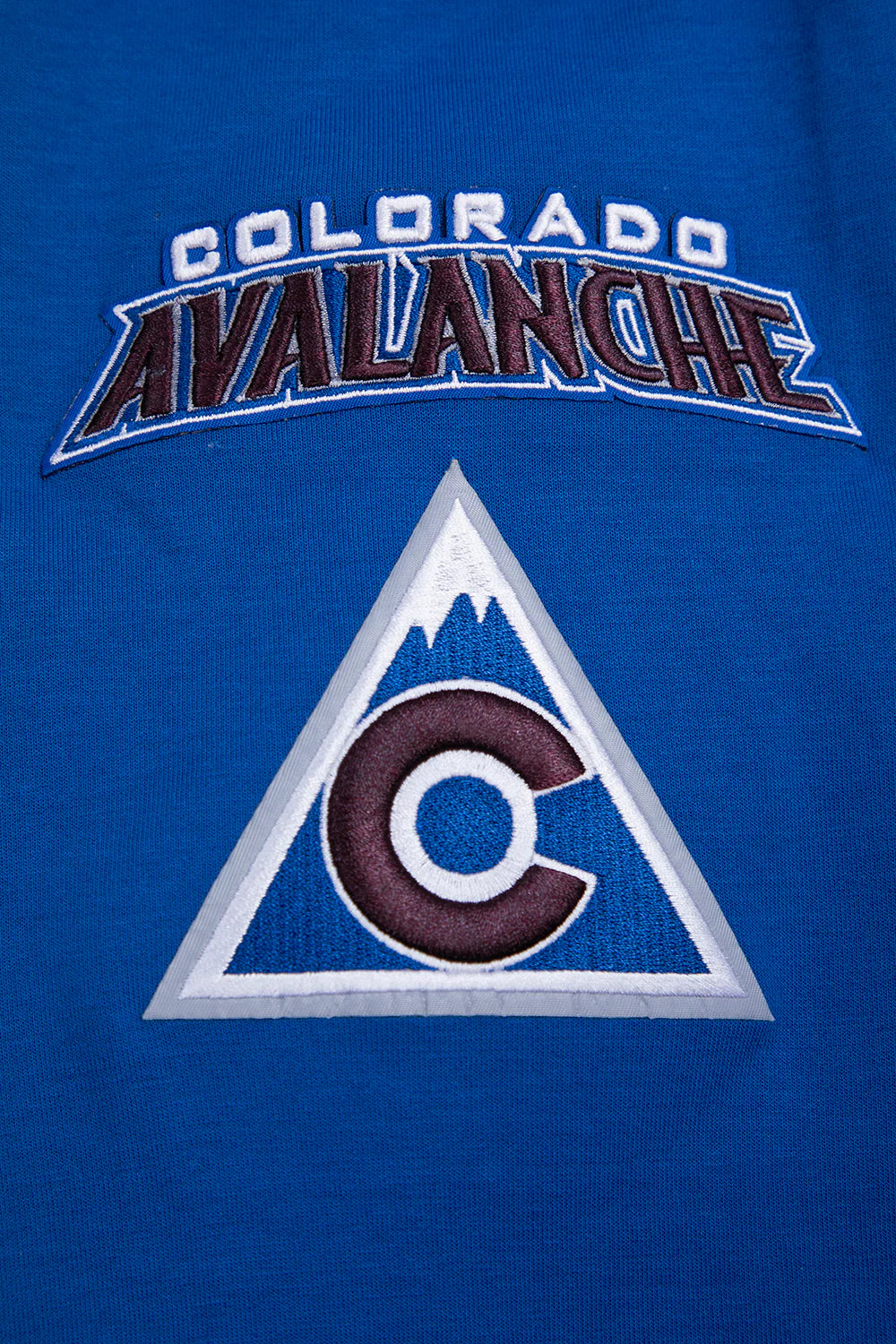 NHL COLORADO AVALANCHE CLASSIC CHENILLE MEN'S PULLOVER HOODIE