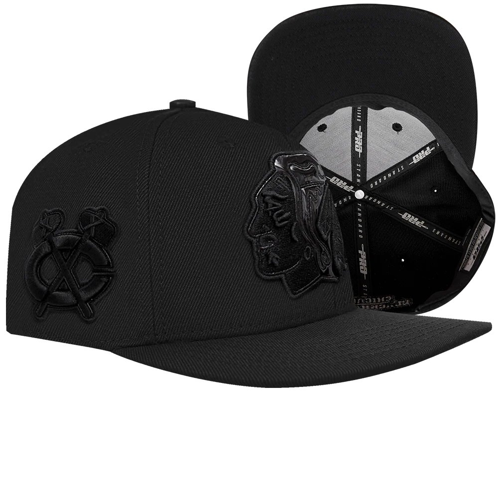 NHL CHICAGO BLACKHAWKS CLASSIC 3BK WOOL UNISEX SNAPBACK HAT