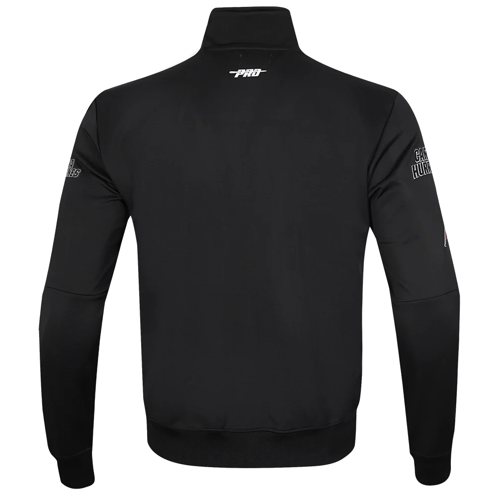 NHL CAROLINA HURRICANES CLASSIC CHENILLE MEN'S DK TRACK JACKET