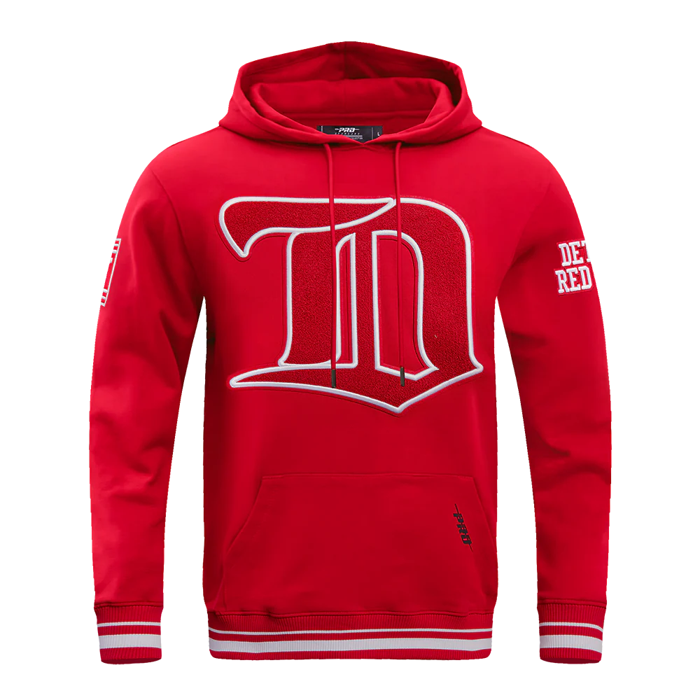 NHL DETROIT RED WINGS RETRO CLASSIC MEN'S PULLOVER HOODIE