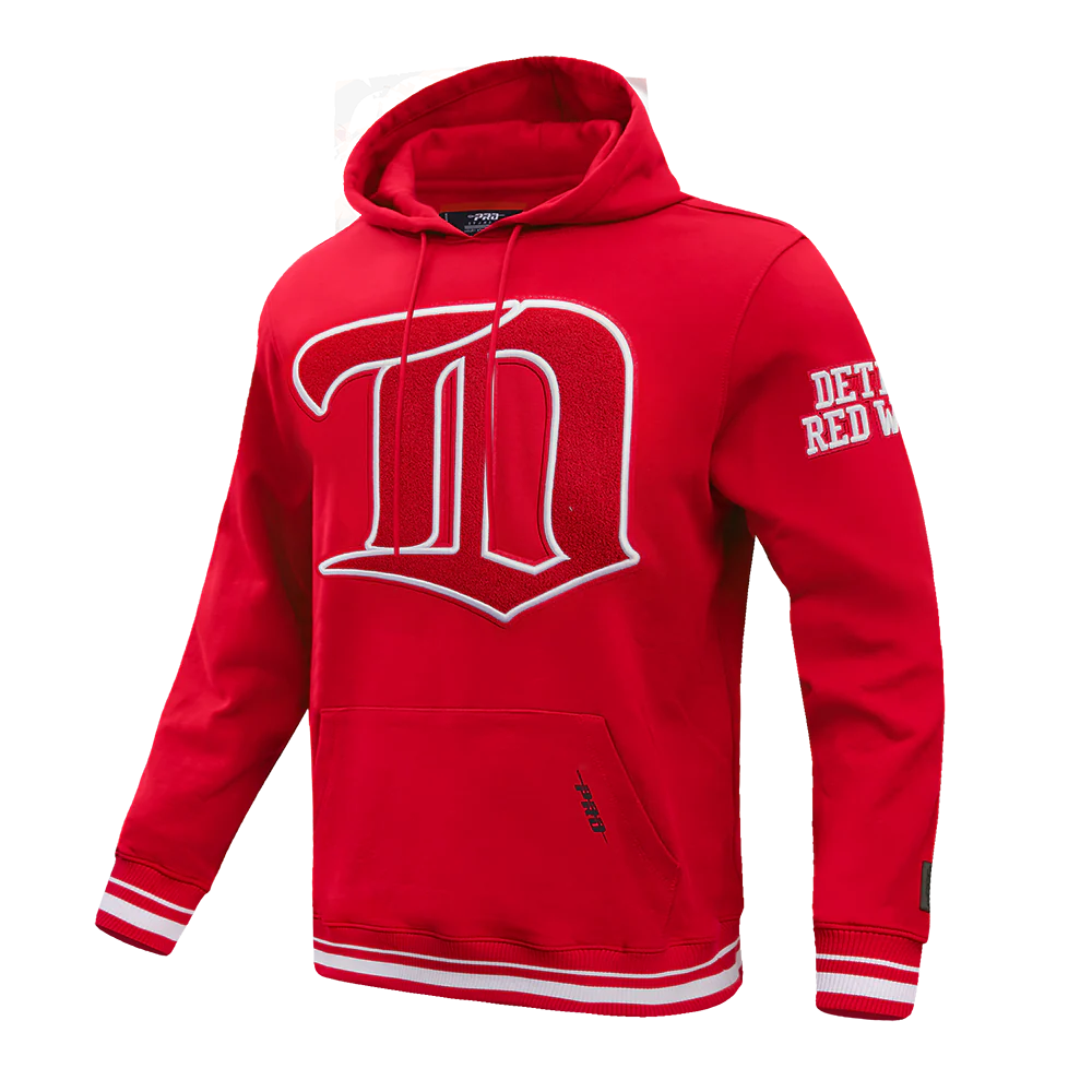 NHL DETROIT RED WINGS RETRO CLASSIC MEN'S PULLOVER HOODIE