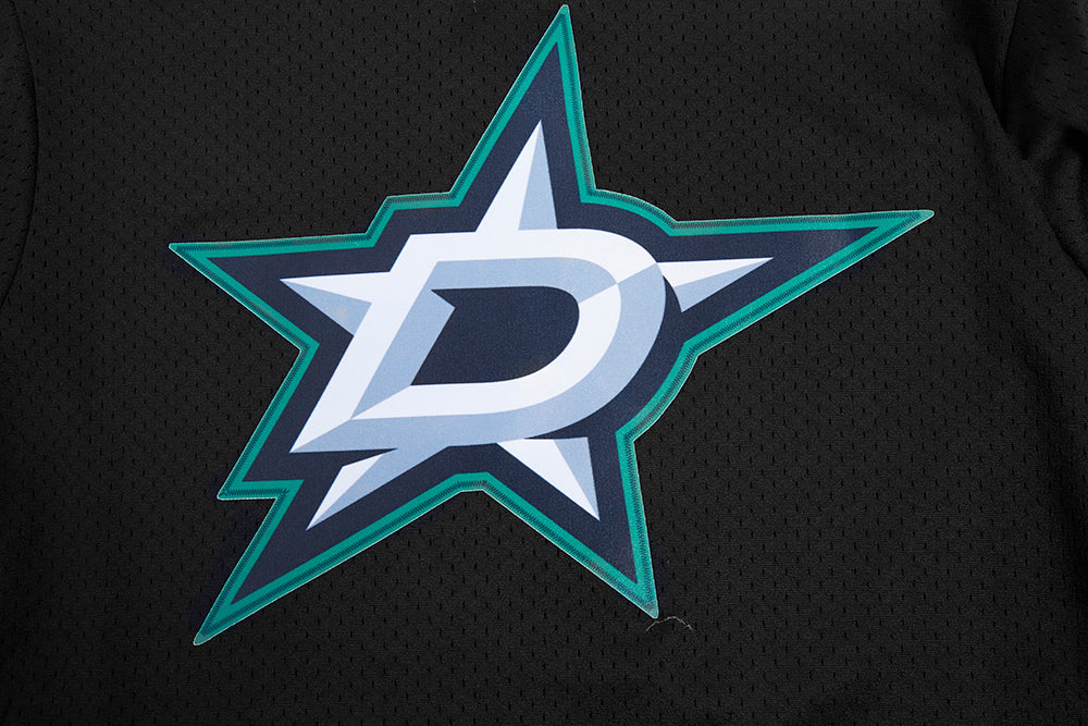 NHL DALLAS STARS SCRIPT TAIL MEN'S MESH BUTTON DOWN SHIRT