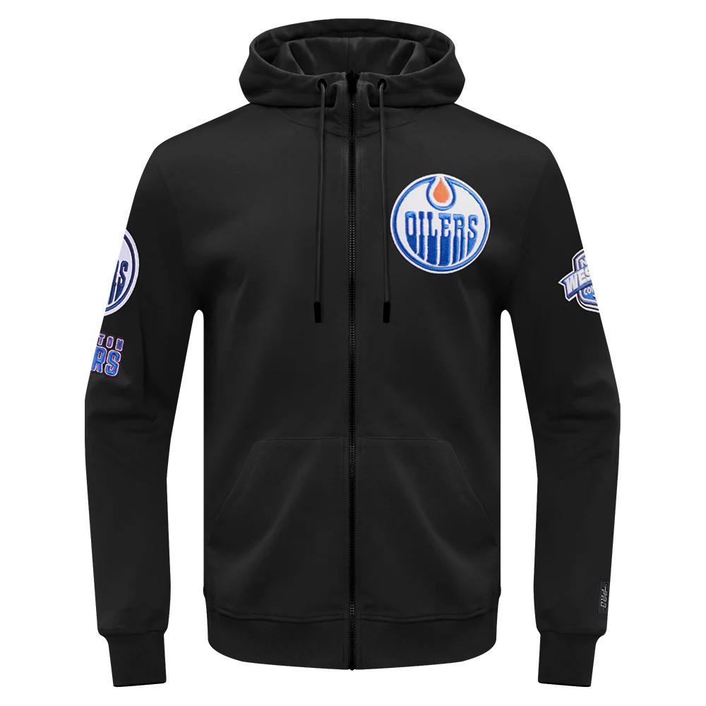 NHL EDMONTON OILERS CLASSIC MEN'S CHENILLE FZ DK PO HOODIE