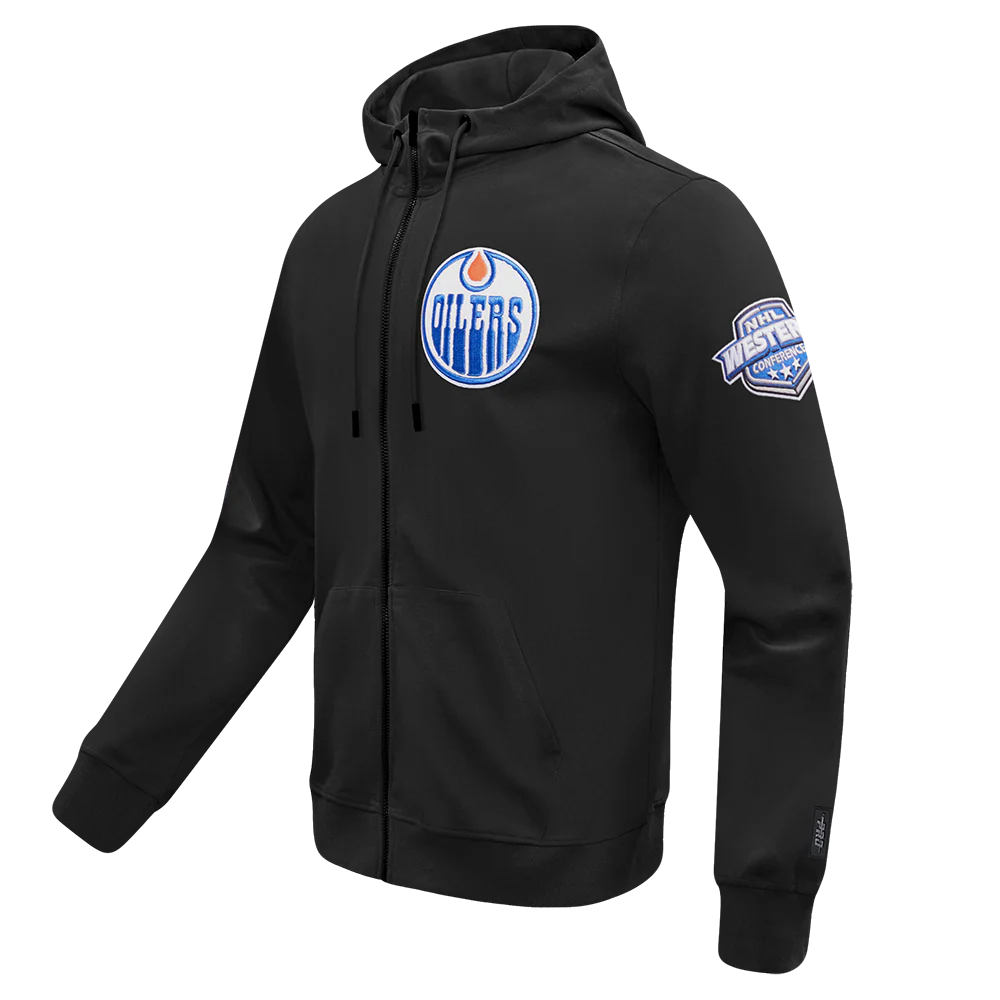 NHL EDMONTON OILERS CLASSIC MEN'S CHENILLE FZ DK PO HOODIE