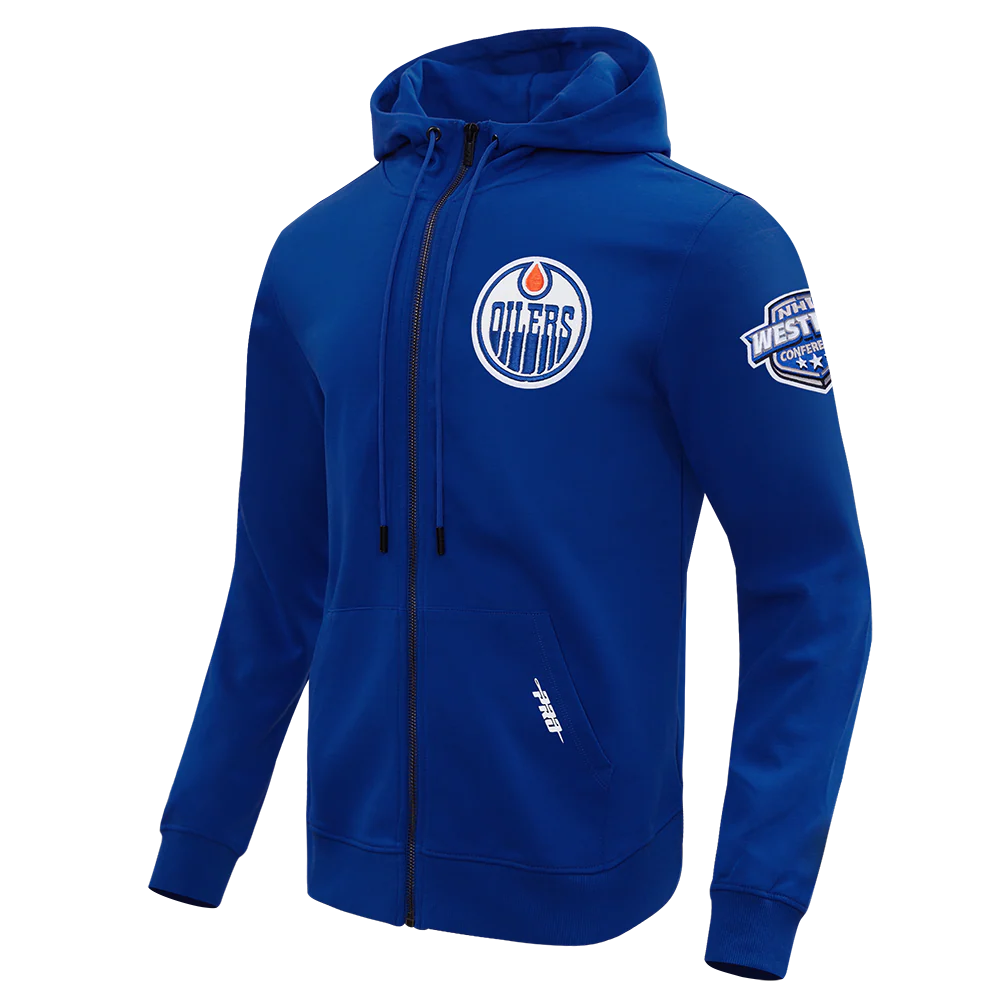 NHL EDMONTON OILERS CLASSIC MEN'S CHENILLE FZ DK PO HOODIE