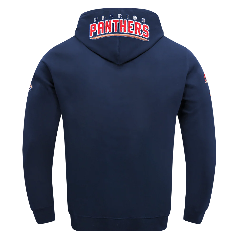 NHL FLORIDA PANTHERS CLASSIC CHENILLE MEN'S DOUBLE KNIT PULLOVER HOODIE